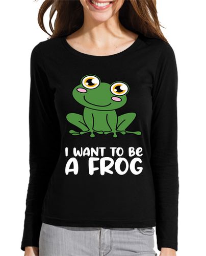 Camiseta mujer quiero ser una rana - latostadora.com - Modalova