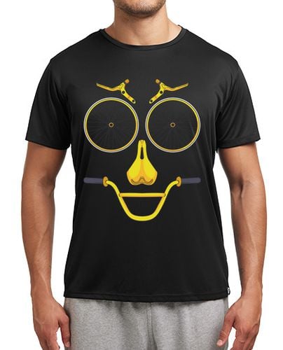 Camiseta deportiva Cara Bici Piezas Bicicleta Sonrisa Deporte Ciclismo Divertida laTostadora - latostadora.com - Modalova