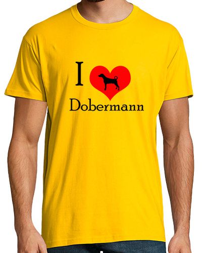 Camiseta Hombre Manga Corta I love dobermann laTostadora - latostadora.com - Modalova