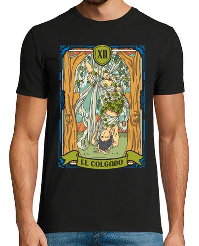 Camiseta Carta De Tarot El Colgado Ocultismo Magia Halloween - latostadora.com - Modalova