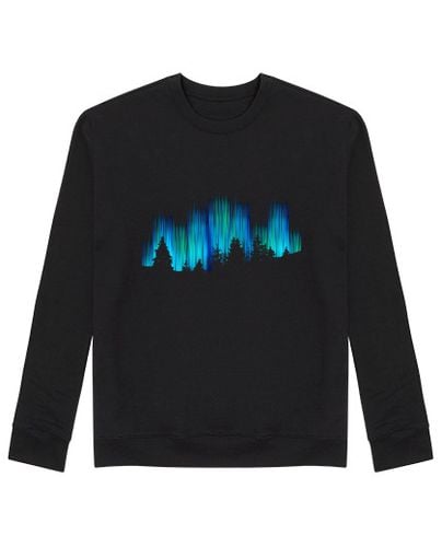 Sudadera Sin Capucha Unisex aurora boreal luces polares laTostadora - latostadora.com - Modalova