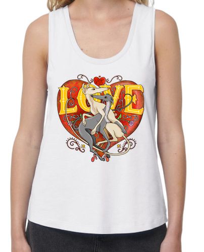 Camiseta mujer Corazón galgos love - latostadora.com - Modalova