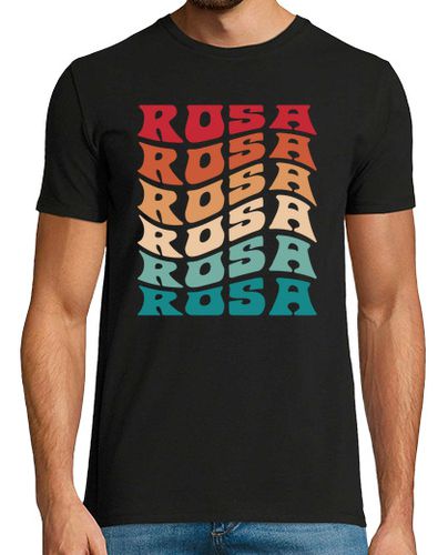 Camiseta Hombre Manga Corta divertido personalizado rosa nombre tem laTostadora - latostadora.com - Modalova