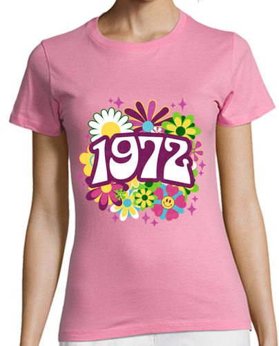 Camiseta mujer Groovy 1972 Mujer 50 Años Cumpleaños - latostadora.com - Modalova