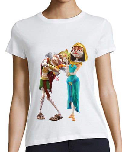 Camiseta mujer Momia y Ra-Amon-Ah - latostadora.com - Modalova