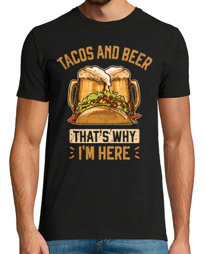 Camiseta tacos y cerveza tacos y cerveza - latostadora.com - Modalova
