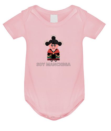 Body Bebé Soy Manchega, Divertida muñeca Kawaii laTostadora - latostadora.com - Modalova