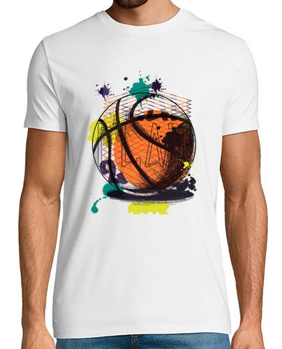 Camiseta Hombre Manga Corta estilo de arte deportivo de jugador de laTostadora - latostadora.com - Modalova