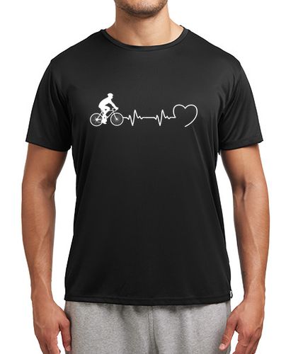 Camiseta deportiva latido del corazón bicicleta ciclista h - latostadora.com - Modalova
