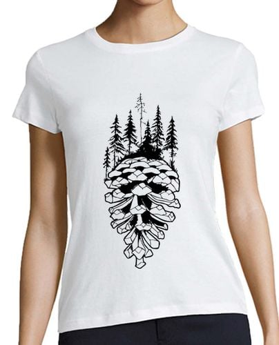 Camiseta Mujer Manga Corta Piña montaña laTostadora - latostadora.com - Modalova