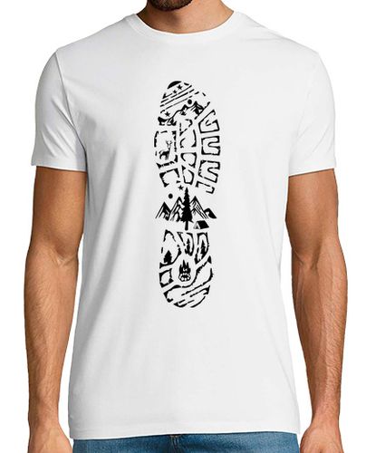 Camiseta Huella montaña - latostadora.com - Modalova