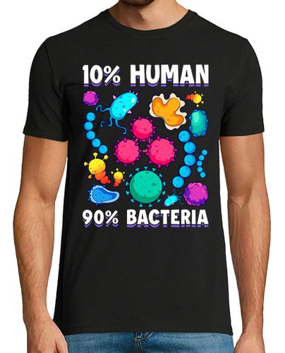Camiseta 10 Humano 90 Bacteria Biología Ciencia Células Profesor Científicas En Inglés - latostadora.com - Modalova