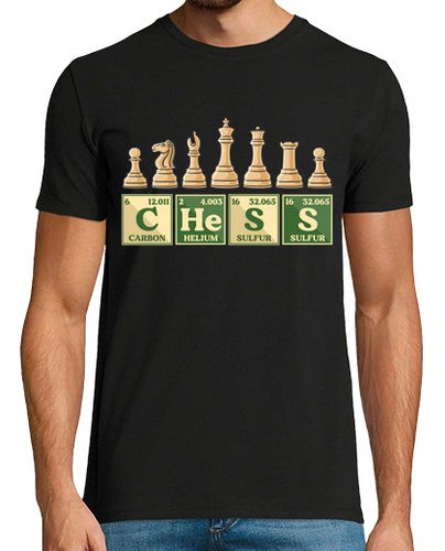 Camiseta Chess Amantes del Ajedrez Símbolos Química Jaque Mate En Inglés - latostadora.com - Modalova