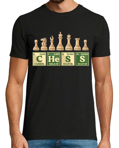 Camiseta Chess Amantes del Ajedrez Símbolos Química Jaque Mate En Inglés laTostadora - latostadora.com - Modalova