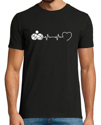 Camiseta latido del corazón petanca humor abuelo - latostadora.com - Modalova