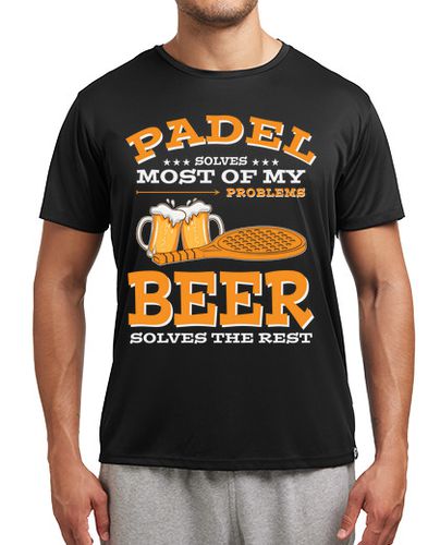 Camiseta deportiva pádel y cerveza pádel y cerveza - latostadora.com - Modalova