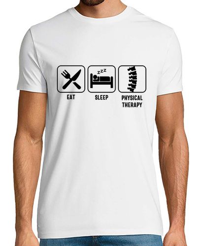 Camiseta comer dormir fisioterapia - latostadora.com - Modalova