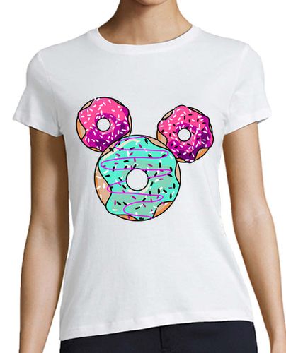Camiseta mujer Donut Mickey ratón disney - latostadora.com - Modalova