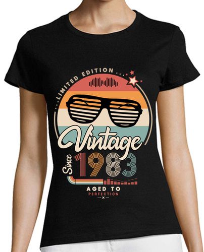 Camiseta mujer Vintage since 1983 - latostadora.com - Modalova