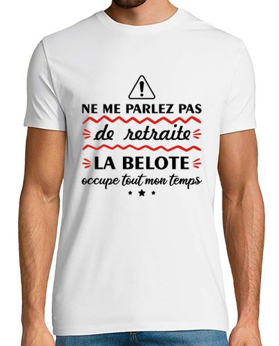 Camiseta Hombre Manga Corta no me hables de retiro belote laTostadora - latostadora.com - Modalova