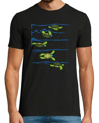 Camiseta Hombre Manga Corta Swimmer Turn Turtle Swim laTostadora - latostadora.com - Modalova