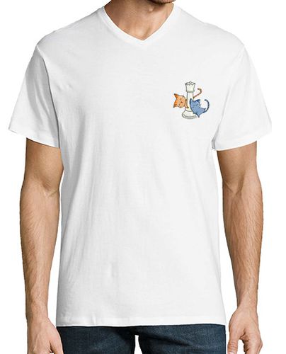 Camiseta Camiseta pico chico Nanita y Gambito - latostadora.com - Modalova
