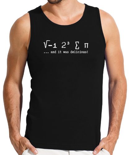 Camiseta Hombre Sin Mangas matemáticas y estaba delicioso laTostadora - latostadora.com - Modalova