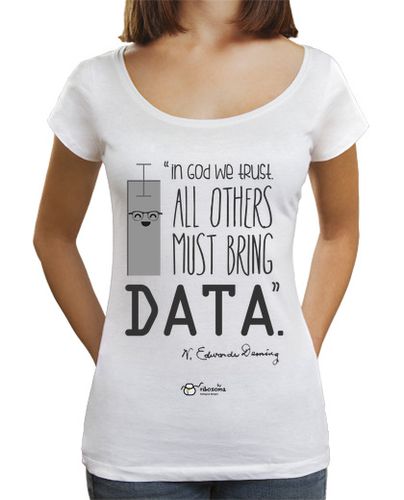 Camiseta mujer Data fondos claros - latostadora.com - Modalova
