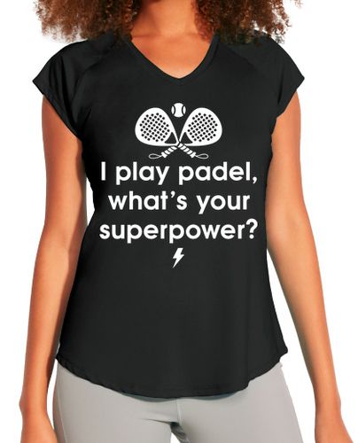 Camiseta deportiva mujer I play padel - latostadora.com - Modalova
