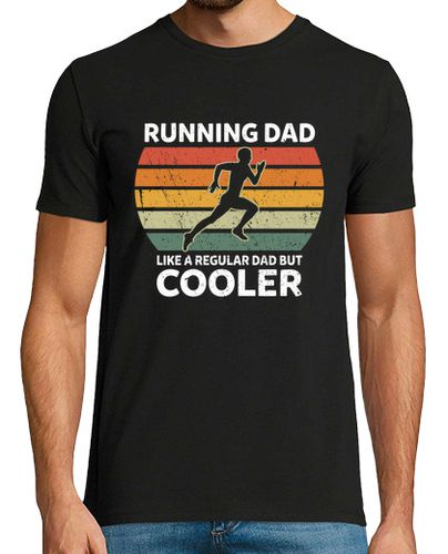 Camiseta Hombre Manga Corta papá corriendo retro como un papá normal pero más genial laTostadora - latostadora.com - Modalova