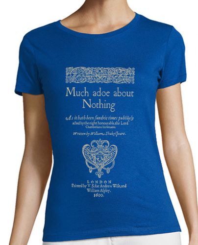 Camiseta mujer Much Ado About Nothing (dark Tees) - latostadora.com - Modalova