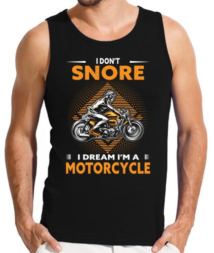 Camiseta Hombre Sin Mangas no ronco sueño soy una moto laTostadora - latostadora.com - Modalova