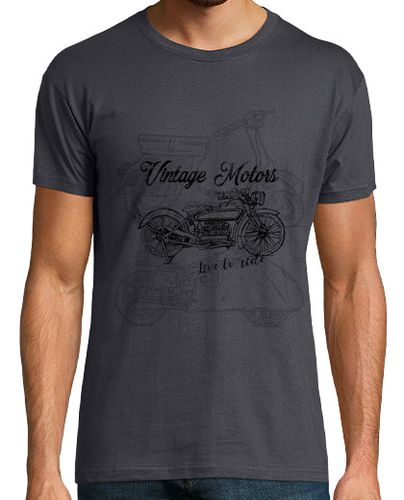 Camiseta Motos. Vintage Motors. 3 NYG - latostadora.com - Modalova