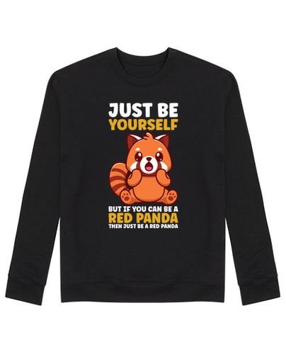 Sudadera Sin Capucha Unisex panda rojo regalo panda rojo laTostadora - latostadora.com - Modalova