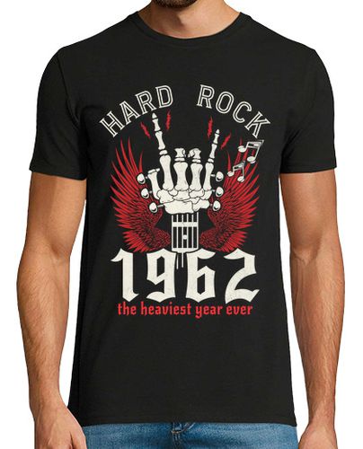 Camiseta Hombre Manga Corta Músico De Hard Rock 60 Años Cumpleaños laTostadora - latostadora.com - Modalova