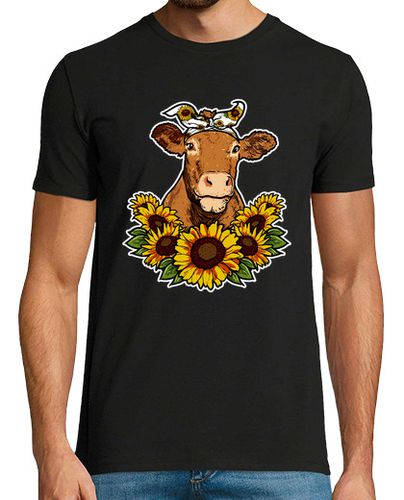 Camiseta Cute Cow Gift Sunflower Decor - latostadora.com - Modalova