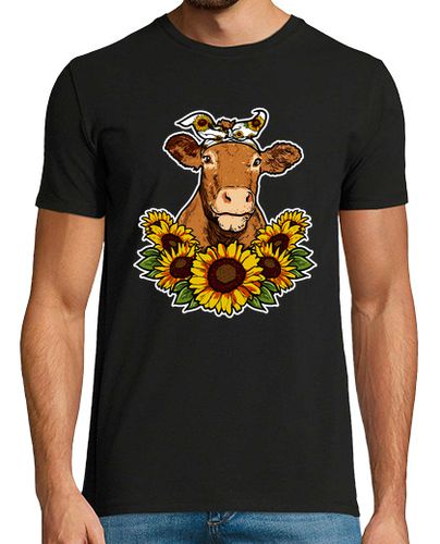 Camiseta Cute Cow Gift Sunflower Decor laTostadora - latostadora.com - Modalova