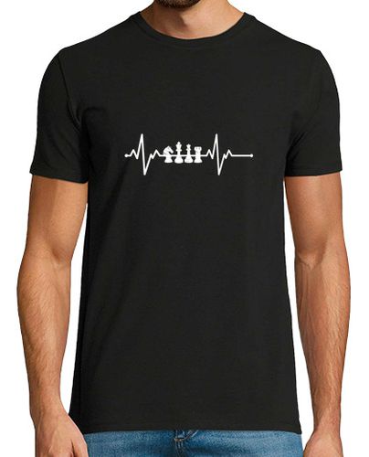 Camiseta latido del corazón piezas de ajedrez jugador de ajedrez idea de regalo - latostadora.com - Modalova