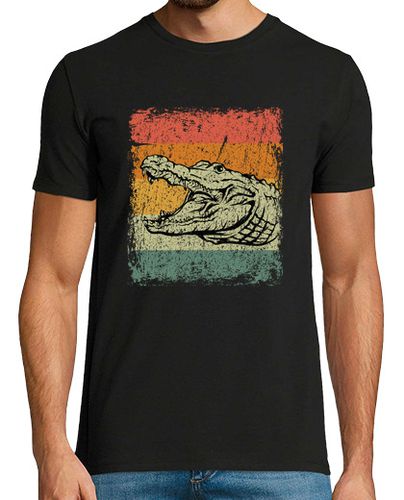 Camiseta Vintage Alligator Crocodile Gift laTostadora - latostadora.com - Modalova