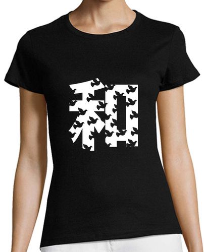 Camiseta mujer Kanji Paz 2 - latostadora.com - Modalova