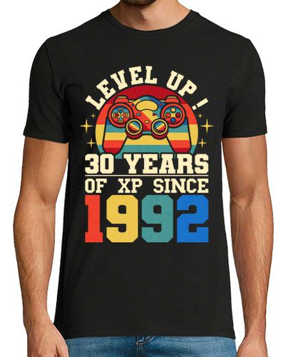 Camiseta Nivel 30 1992 Gamer 30 Años Cumpleaños - latostadora.com - Modalova