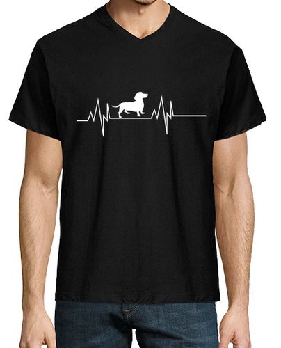 Camiseta latido del corazón del perro salchicha laTostadora - latostadora.com - Modalova