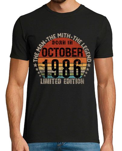 Camiseta hombre mito leyenda nacido en octubre d - latostadora.com - Modalova