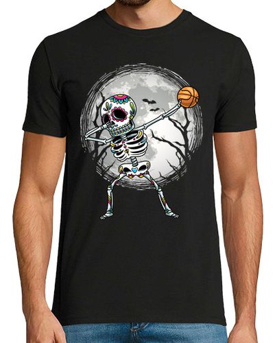 Camiseta dabbing azúcar cráneo esqueleto balonce - latostadora.com - Modalova