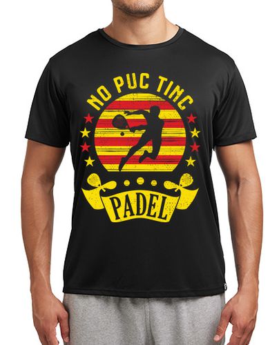 Camiseta Hombre Deportiva no puc tinc padel bandera catalunya laTostadora - latostadora.com - Modalova