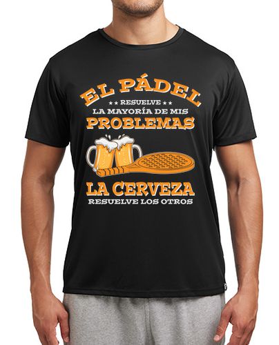 Camiseta Hombre Deportiva padel y cerveza deporte divertido laTostadora - latostadora.com - Modalova