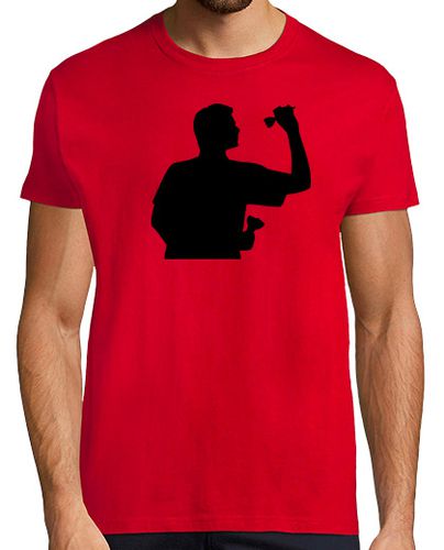 Camiseta Hombre Manga Corta jugador de dardos laTostadora - latostadora.com - Modalova