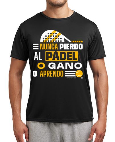 Camiseta deportiva Nunca pierdo al pádel - latostadora.com - Modalova
