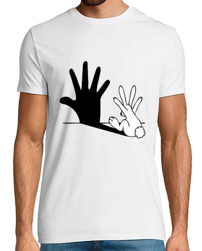 Camiseta Conejo sombra mano - latostadora.com - Modalova