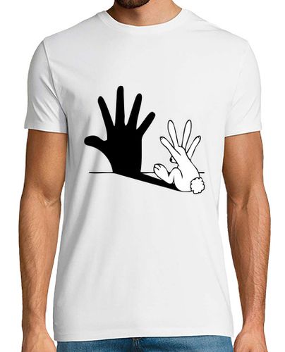 Camiseta Hombre Manga Corta Conejo sombra mano laTostadora - latostadora.com - Modalova